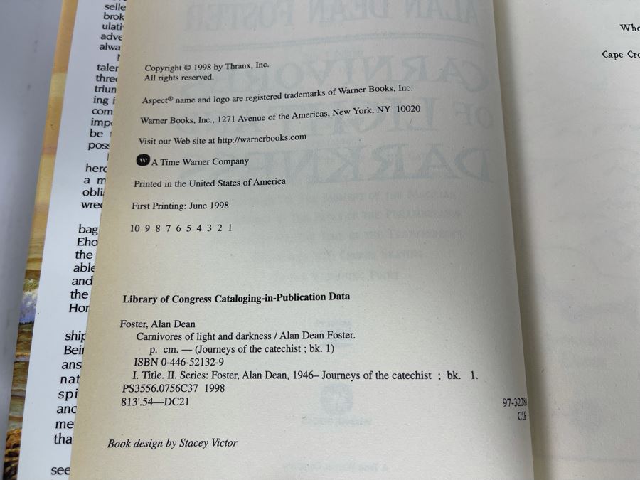 Nine First Edition Hardcover Science Fiction Books By Alan Dean Foster And Charles Sheffield [Photo 19]