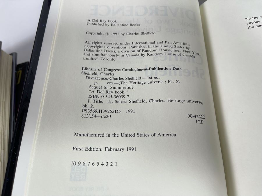 Nine First Edition Hardcover Science Fiction Books By Alan Dean Foster And Charles Sheffield [Photo 7]