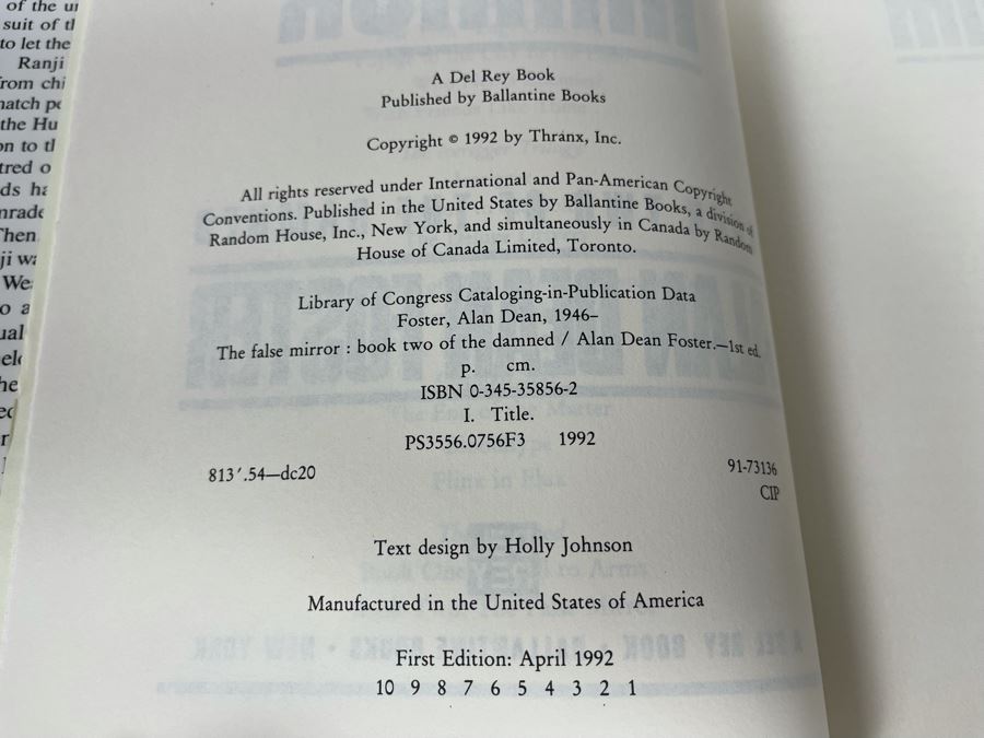 Nine First Edition Hardcover Science Fiction Books By Alan Dean Foster And Charles Sheffield [Photo 15]