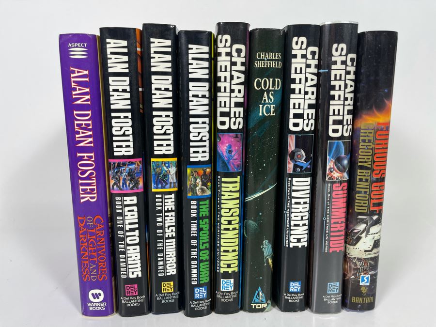 Nine First Edition Hardcover Science Fiction Books By Alan Dean Foster ...