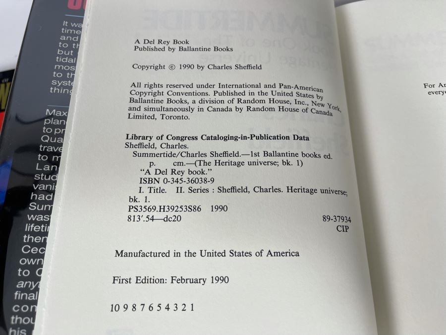 Nine First Edition Hardcover Science Fiction Books By Alan Dean Foster And Charles Sheffield [Photo 5]