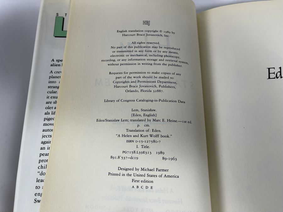 Eight First Edition Hardcover Science Fiction Fantasy Books [Photo 15]