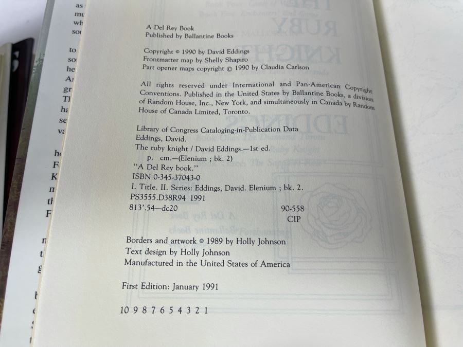 Four First Edition Hardcover Books By David Eddings [Photo 8]