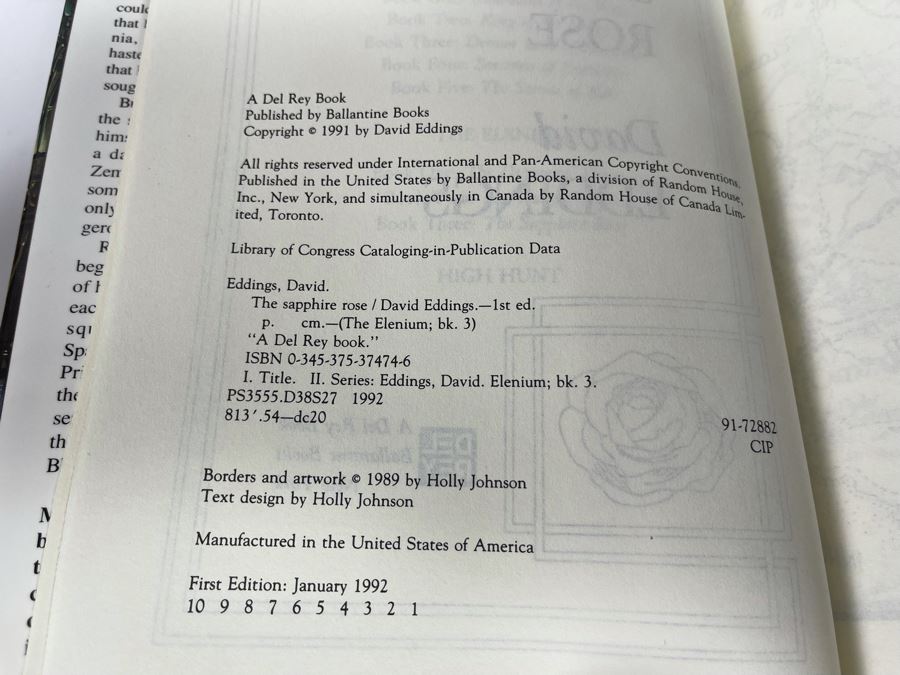 Four First Edition Hardcover Books By David Eddings [Photo 10]