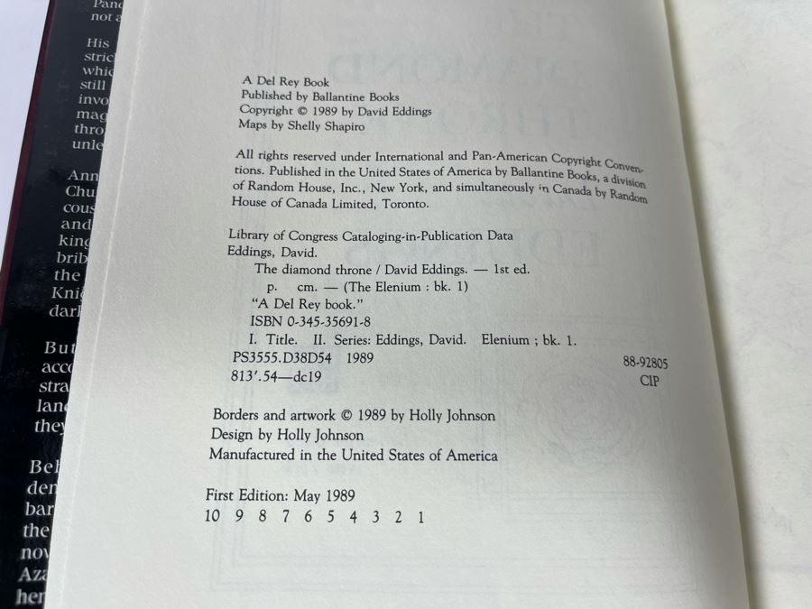 Four First Edition Hardcover Books By David Eddings [Photo 4]