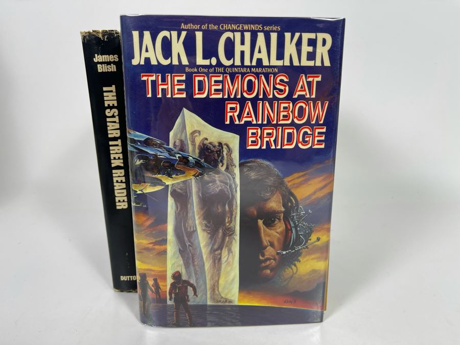 Seven First Edition Hardcover Science Fiction Books By James Blish And Jack L. Chalker [Photo 4]