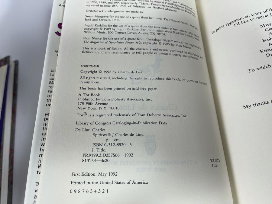 Nine First Edition Hardcover Science Fiction Fantasy Books [Photo 15]