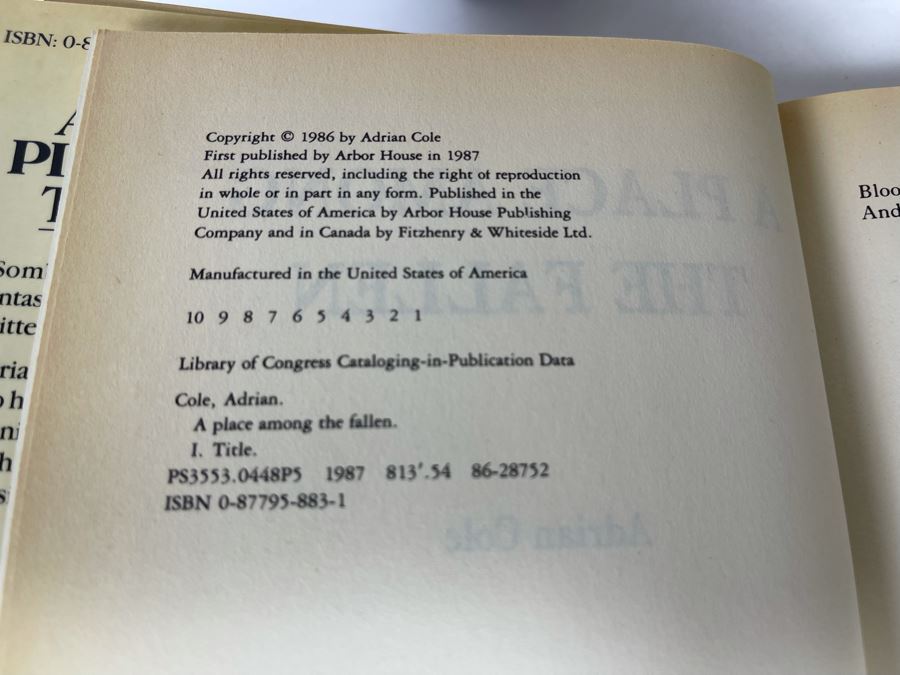 Nine First Edition Hardcover Science Fiction Fantasy Books [Photo 7]