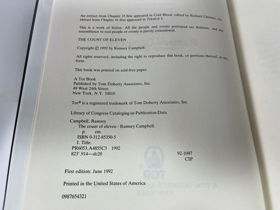 Ten First Edition Hardcover Science Fiction Fantasy Books [Photo 17]