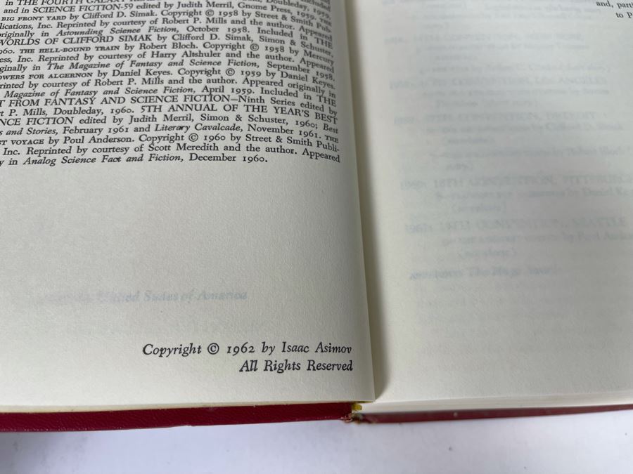 Six First Edition Hardcover Science Fiction Fantasy Books Plus The Hugo Winners And Anatomy Of Wonder [Photo 3]