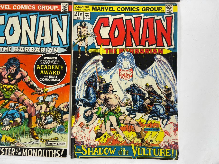 Marvel Conan The Barbarian Comic Books: #12,12,13,15,17,20,21,22 [Photo 9]