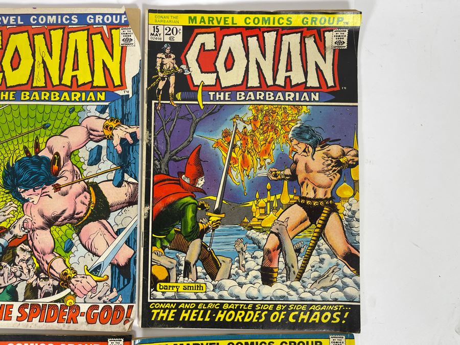 Marvel Conan The Barbarian Comic Books: #12,12,13,15,17,20,21,22 [Photo 5]