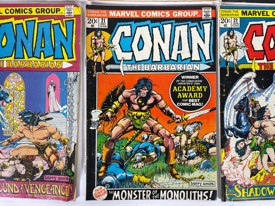 Marvel Conan The Barbarian Comic Books: #12,12,13,15,17,20,21,22 [Photo 8]