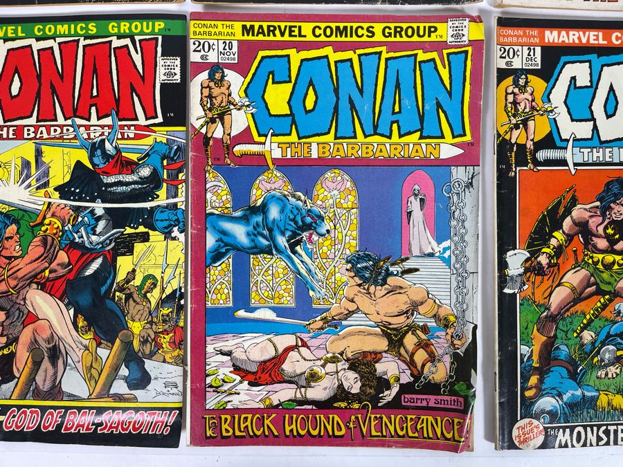 Marvel Conan The Barbarian Comic Books: #12,12,13,15,17,20,21,22 [Photo 7]