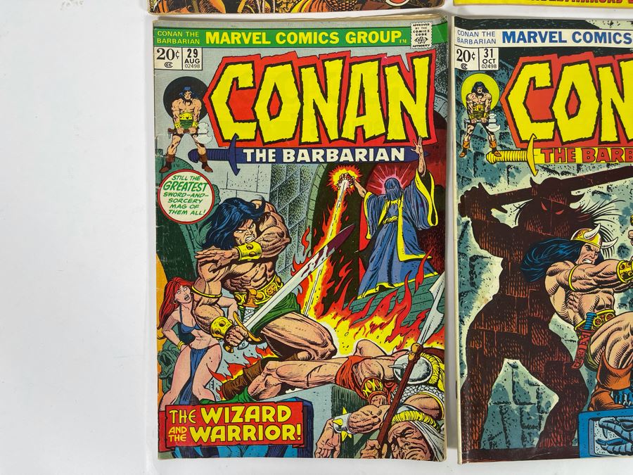 Marvel Conan The Barbarian Comic Books: #24,25,27,28,29,31,36,36 [Photo 6]