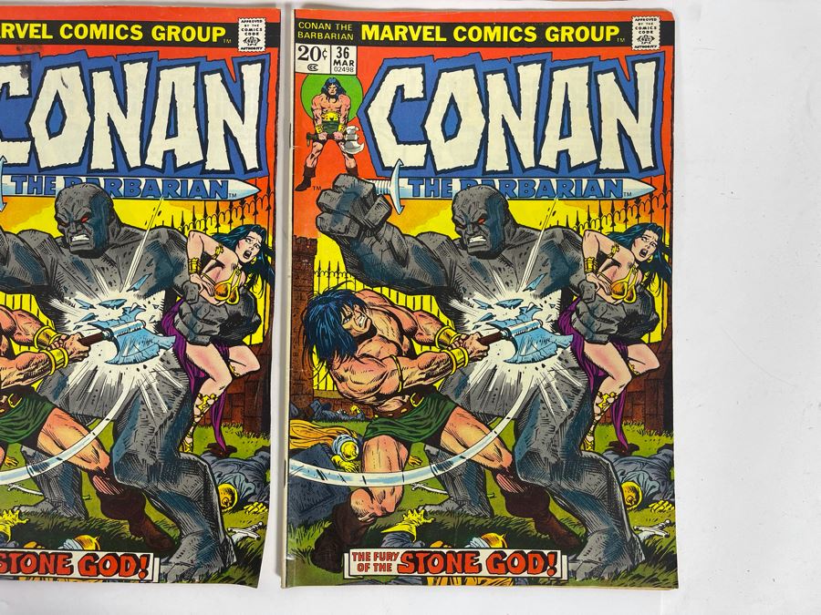 Marvel Conan The Barbarian Comic Books: #24,25,27,28,29,31,36,36 [Photo 9]