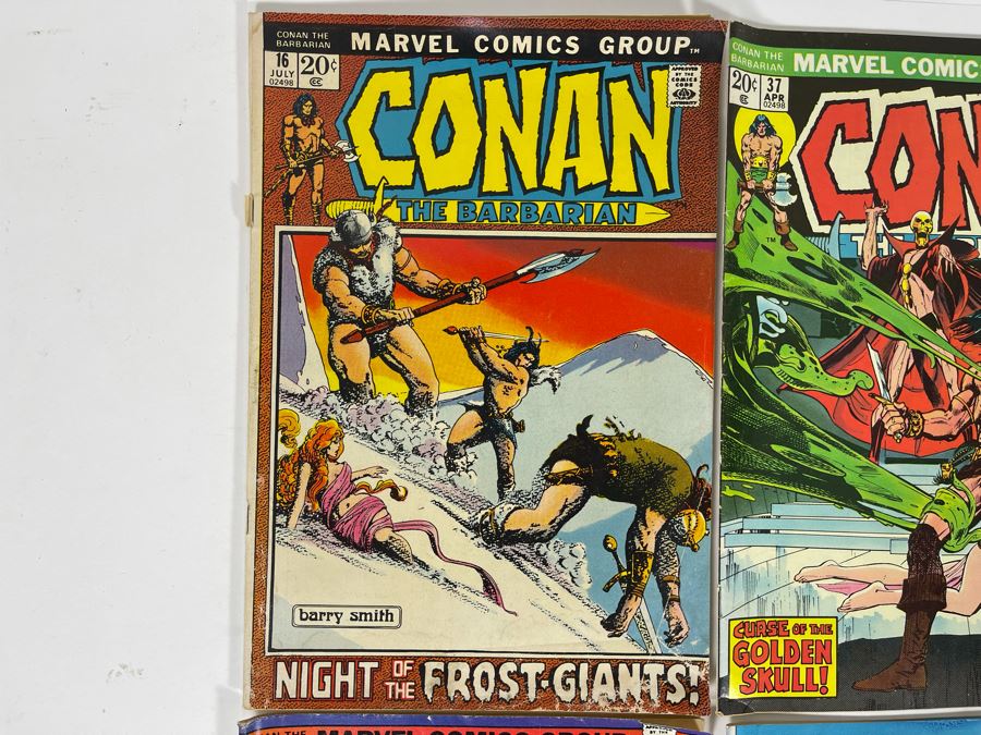 Marvel Conan The Barbarian Comic Books: #16,37,39,40,42,49,50,52 [Photo 2]