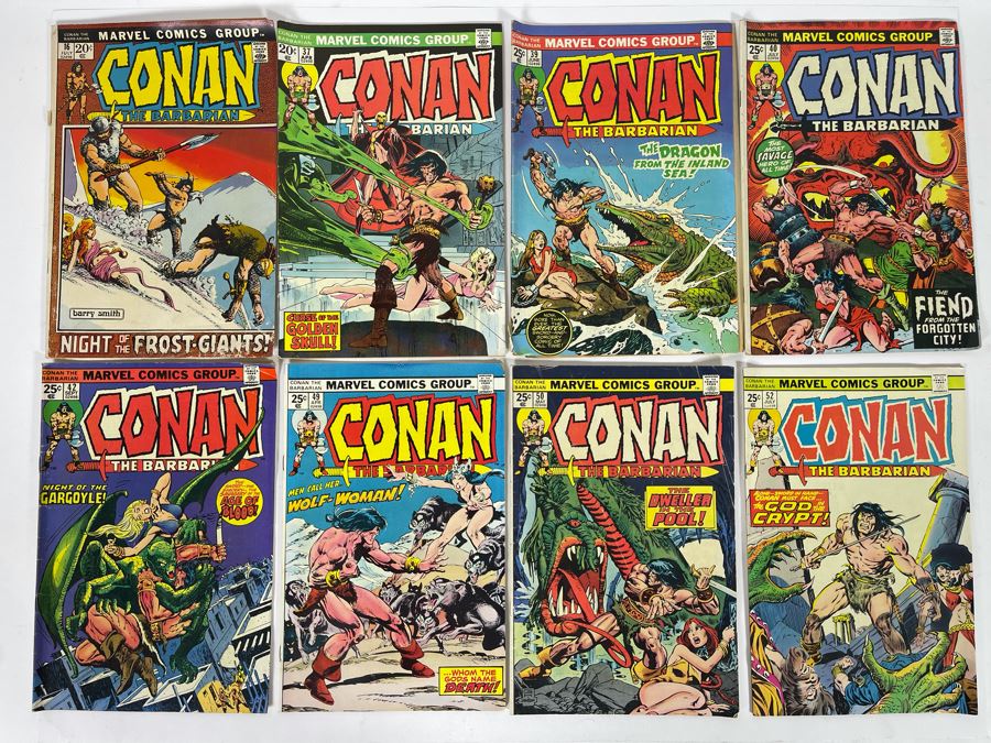 Marvel Conan The Barbarian Comic Books: #16,37,39,40,42,49,50,52