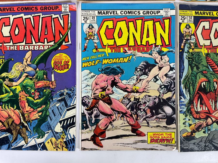Marvel Conan The Barbarian Comic Books: #16,37,39,40,42,49,50,52 [Photo 7]