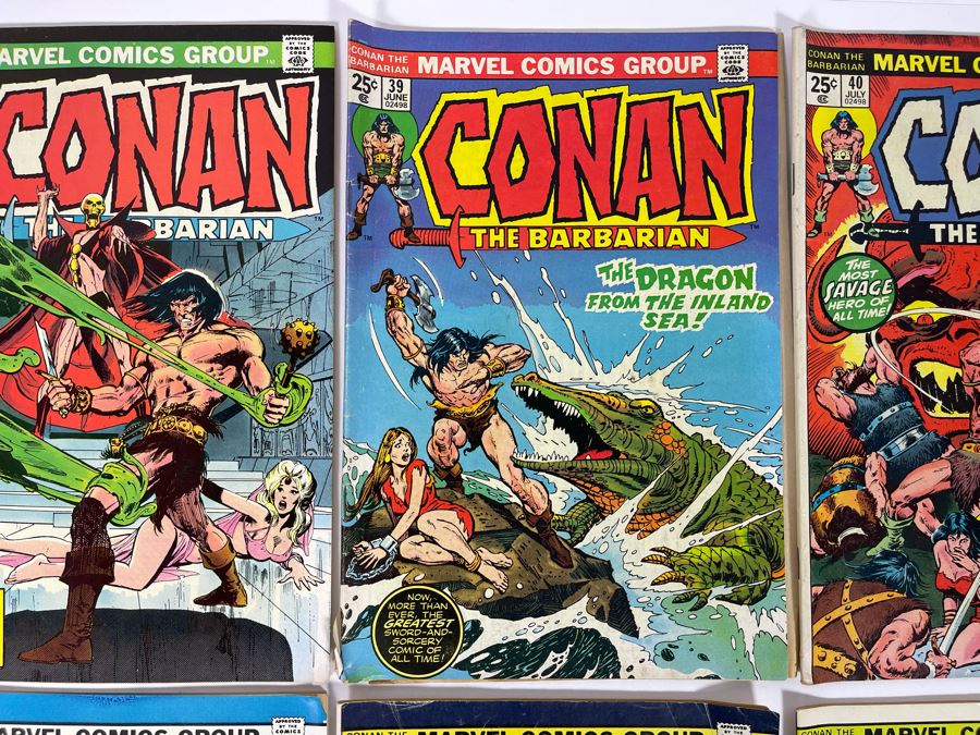 Marvel Conan The Barbarian Comic Books: #16,37,39,40,42,49,50,52 [Photo 4]