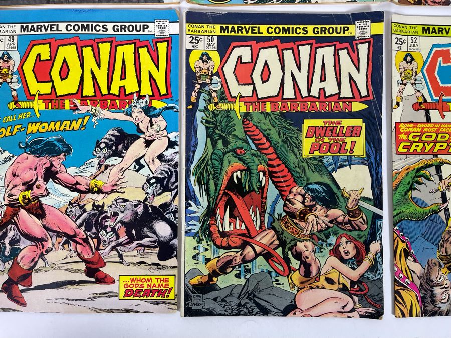 Marvel Conan The Barbarian Comic Books: #16,37,39,40,42,49,50,52 [Photo 8]