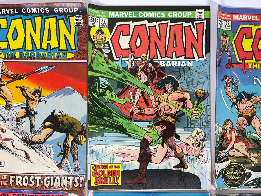 Marvel Conan The Barbarian Comic Books: #16,37,39,40,42,49,50,52 [Photo 3]