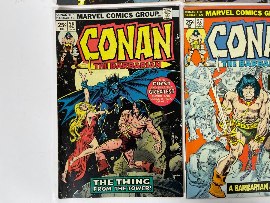 Marvel Conan The Barbarian Comic Books: #51,53,54,55,56,57,58,60 [Photo 6]