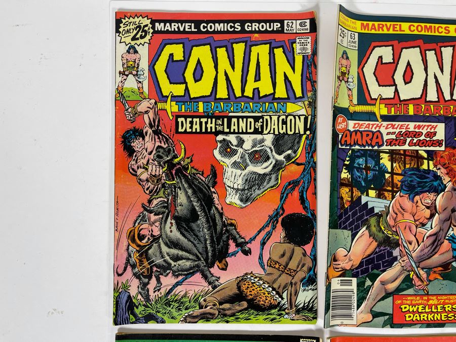 Marvel Conan The Barbarian Comic Books: #62,63,64,65,66,67,74,76 [Photo 2]