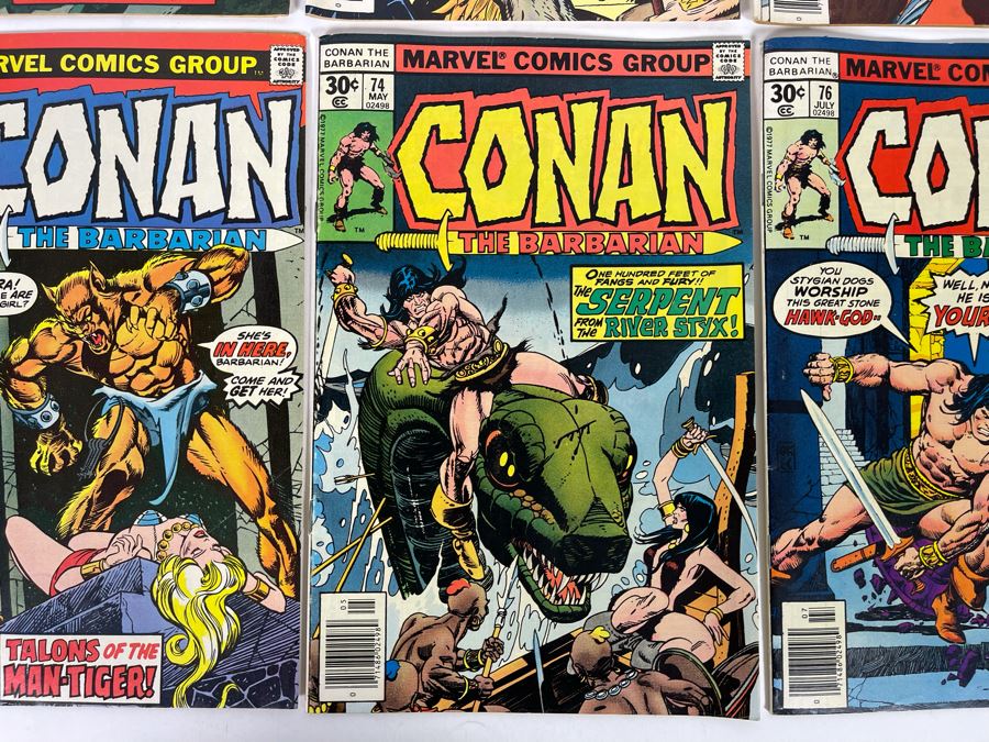Marvel Conan The Barbarian Comic Books: #62,63,64,65,66,67,74,76 [Photo 8]