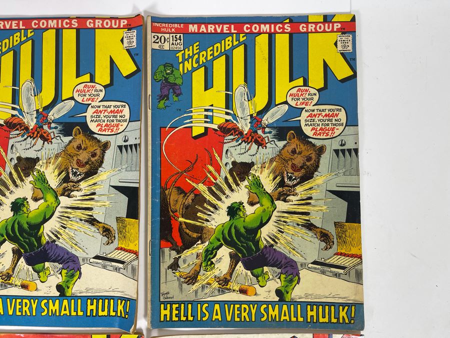 Marvel The Incredible Hulk Comic Books: #149,151,154,154,167,168,176,177 (More Comic Book Lots Below) [Photo 5]