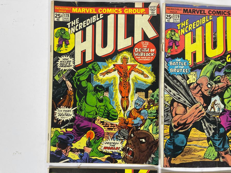 Marvel The Incredible Hulk Comic Books: #178,179,186,187,188,189,190,191 [Photo 2]