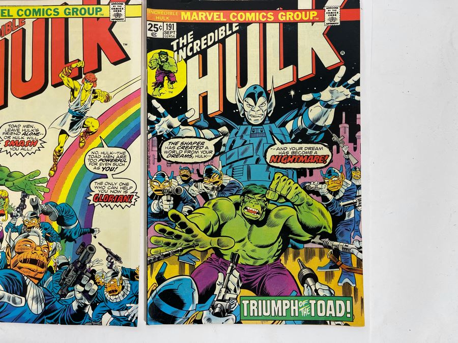 Marvel The Incredible Hulk Comic Books: #178,179,186,187,188,189,190,191 [Photo 9]