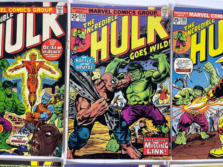Marvel The Incredible Hulk Comic Books: #178,179,186,187,188,189,190,191 [Photo 3]