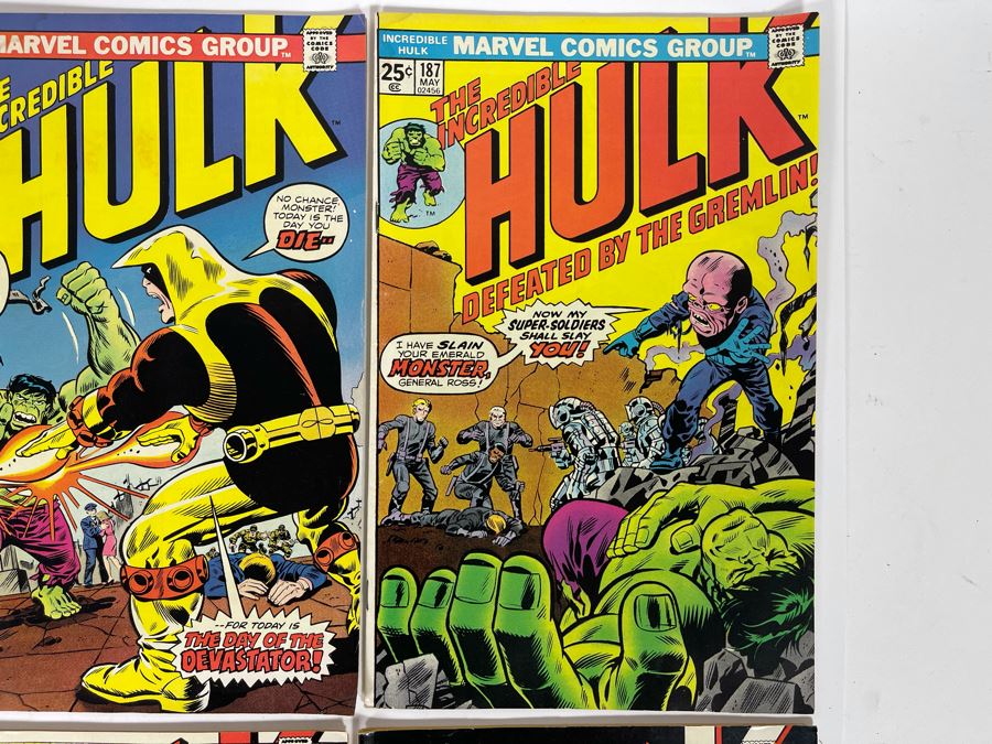 Marvel The Incredible Hulk Comic Books: #178,179,186,187,188,189,190,191 [Photo 5]