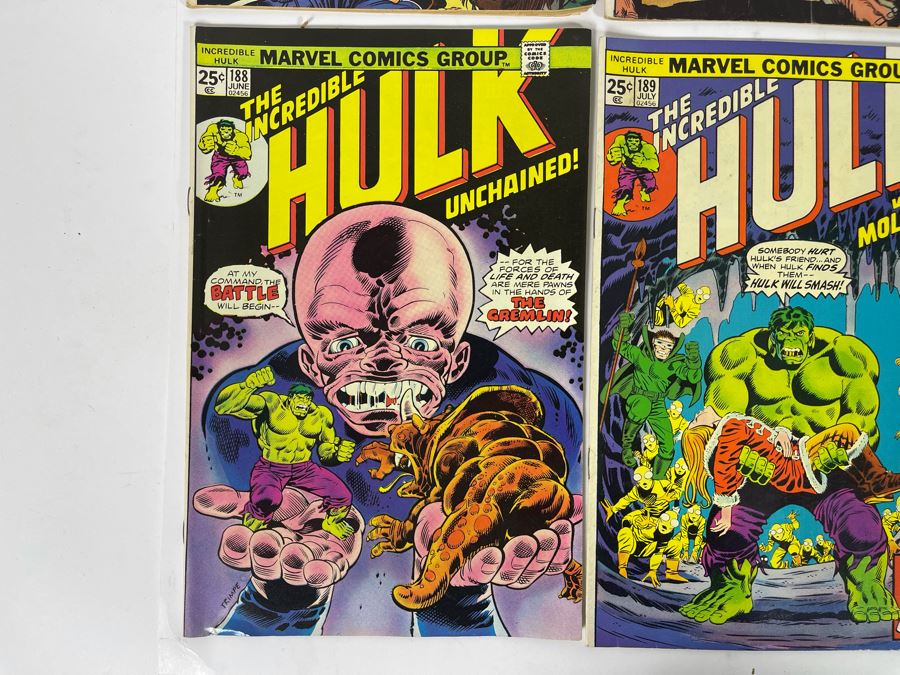 Marvel The Incredible Hulk Comic Books: #178,179,186,187,188,189,190,191 [Photo 6]