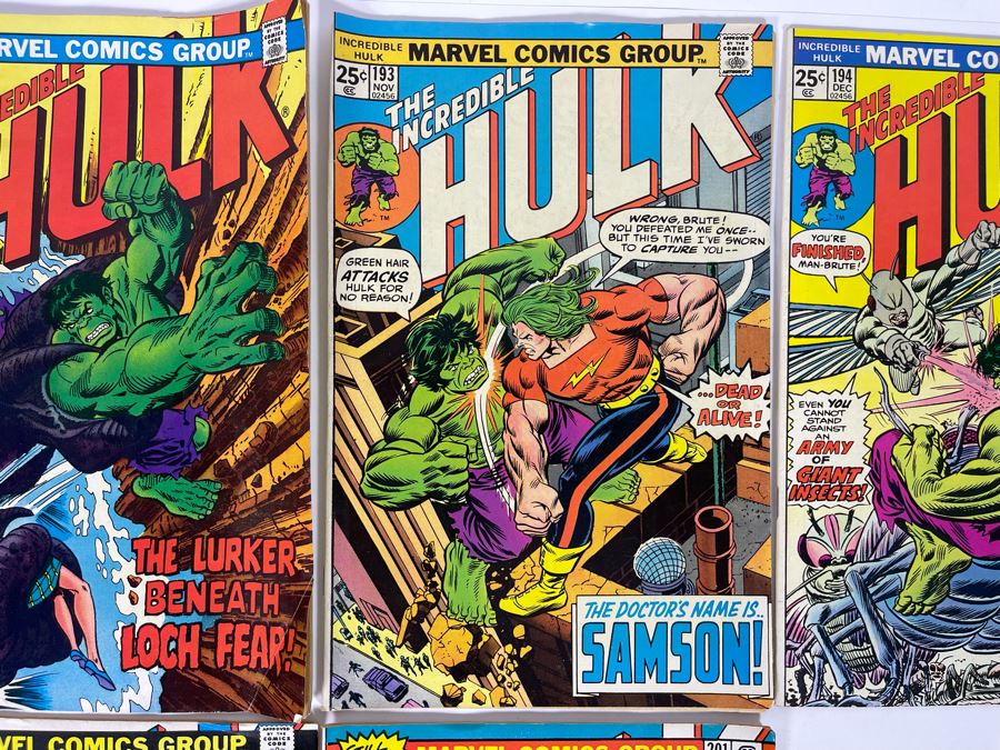 Marvel The Incredible Hulk Comic Books: #192,192,193,194,195,201 [Photo 4]