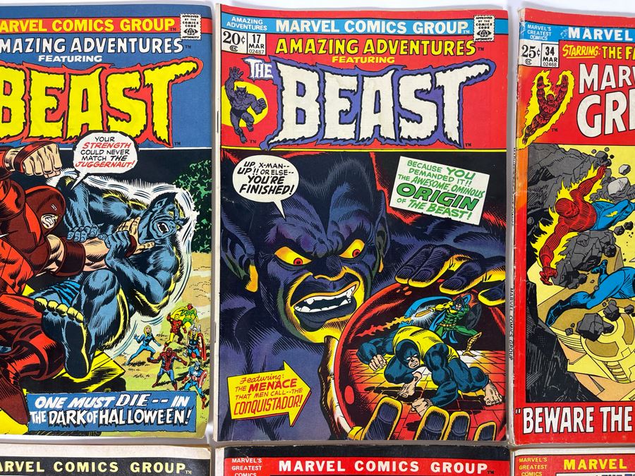 Marvel Amazing Adventures Comic Books: #12,16,17 / Marvel's Greatest Comics #34,35,36,37,38 [Photo 4]