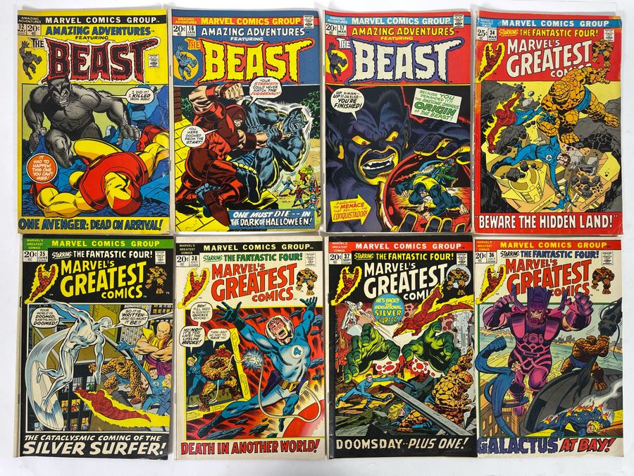 Marvel Amazing Adventures Comic Books: #12,16,17 / Marvel's Greatest Comics #34,35,36,37,38