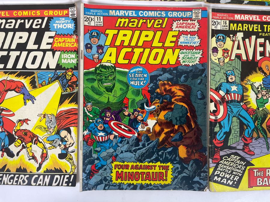 Marvel Super Heroes Comic Books: #38,53 / Marvel Spectacular Comic Books: #3,7 / Marvel Triple Action Comic Books: #8,11,16,17 [Photo 7]