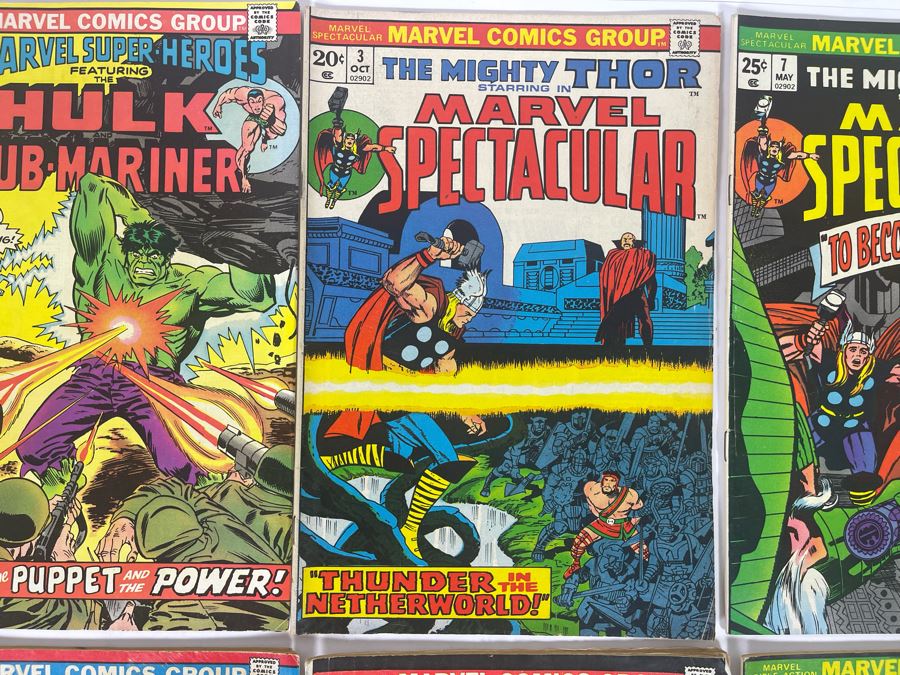 Marvel Super Heroes Comic Books: #38,53 / Marvel Spectacular Comic Books: #3,7 / Marvel Triple Action Comic Books: #8,11,16,17 [Photo 4]