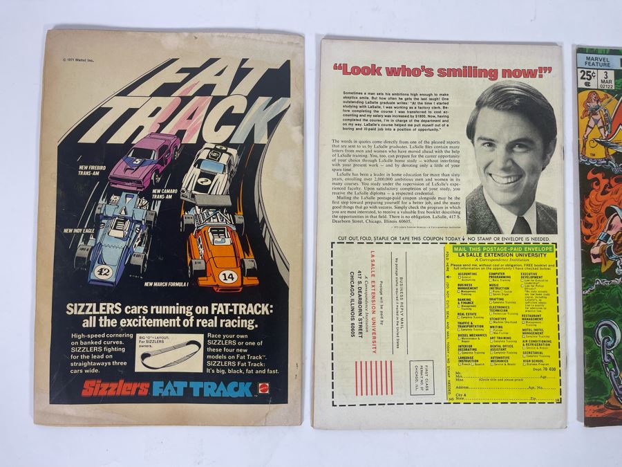 Marvel Premiere Comic Book: #1 / Marvel Feature Comic Books: #1,3 [Photo 8]