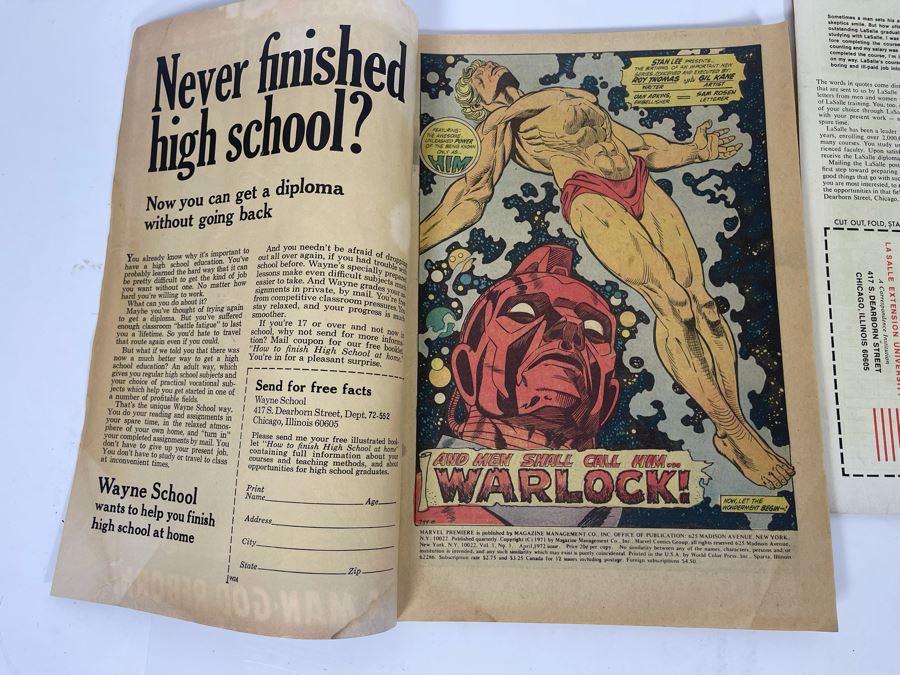 Marvel Premiere Comic Book: #1 / Marvel Feature Comic Books: #1,3 [Photo 9]