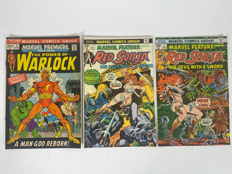 Marvel Premiere Comic Book: #1 / Marvel Feature Comic Books: #1,3 [Photo 2]