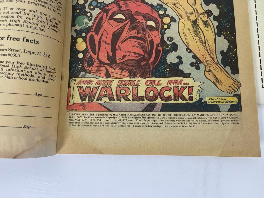 Marvel Premiere Comic Book: #1 / Marvel Feature Comic Books: #1,3 [Photo 10]
