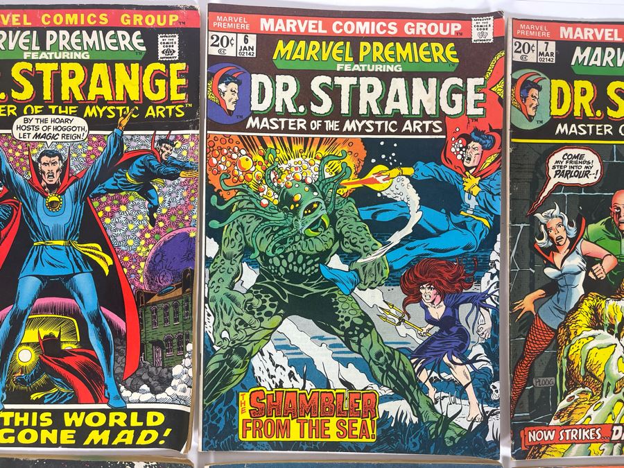 Marvel Premiere Comic Book Featuring Dr. Strange: #3,3,6,7,9,10,13,14