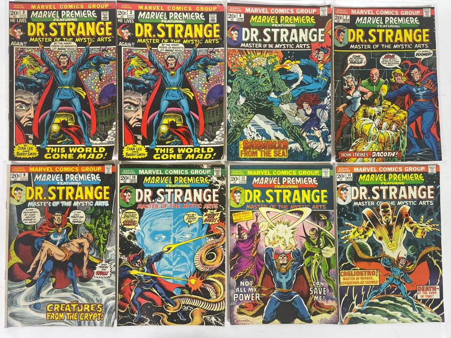Marvel Premiere Comic Book Featuring Dr. Strange: #3,3,6,7,9,10,13,14