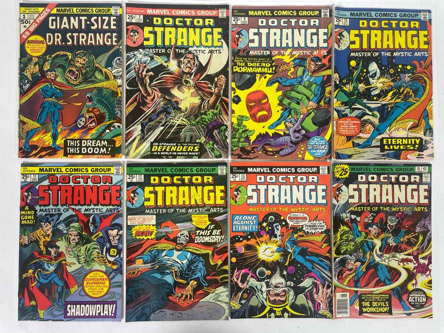 Marvel Giant Size Dr. Strange Comic Book #1 / Marvel Dr. Strange Comic Books: #2,9,10,11,12,13,15