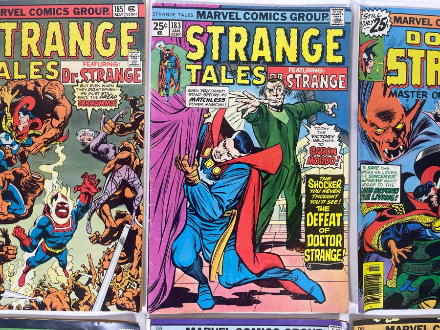 Marvel Strange Tales Featuring Dr. Strange Comic Books: #183,185 / Marvel Dr. Strange Comic Book: #16,17,18,20 [Photo 3]