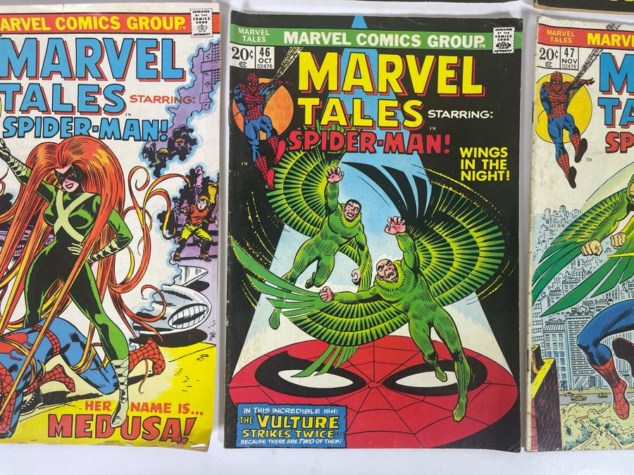 Marvel Tales Featuring Spider-Man Comic Books: #35,36,38,45,45,46,47,61