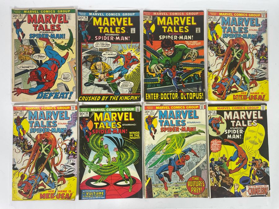 Marvel Tales Featuring Spider-Man Comic Books: #35,36,38,45,45,46,47,61 [Photo 2]